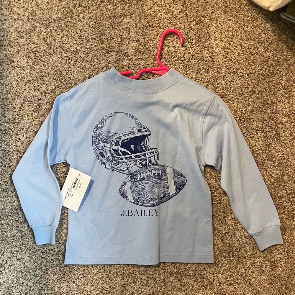 j Bailey boys football king sleeve tee